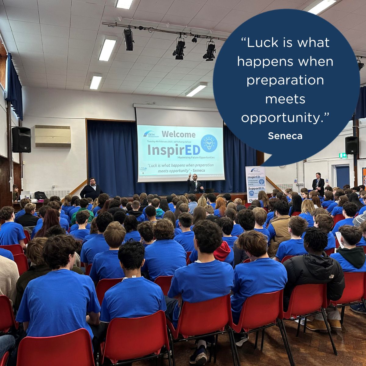 In a new HMC blog, the OX14 Learning Partnership explain how their InspirED event has been empowering Year 10 students from 6 local schools to shape their futures. 

Read more about their innovative 6P model, support of local initiatives, and future events in their InspirED