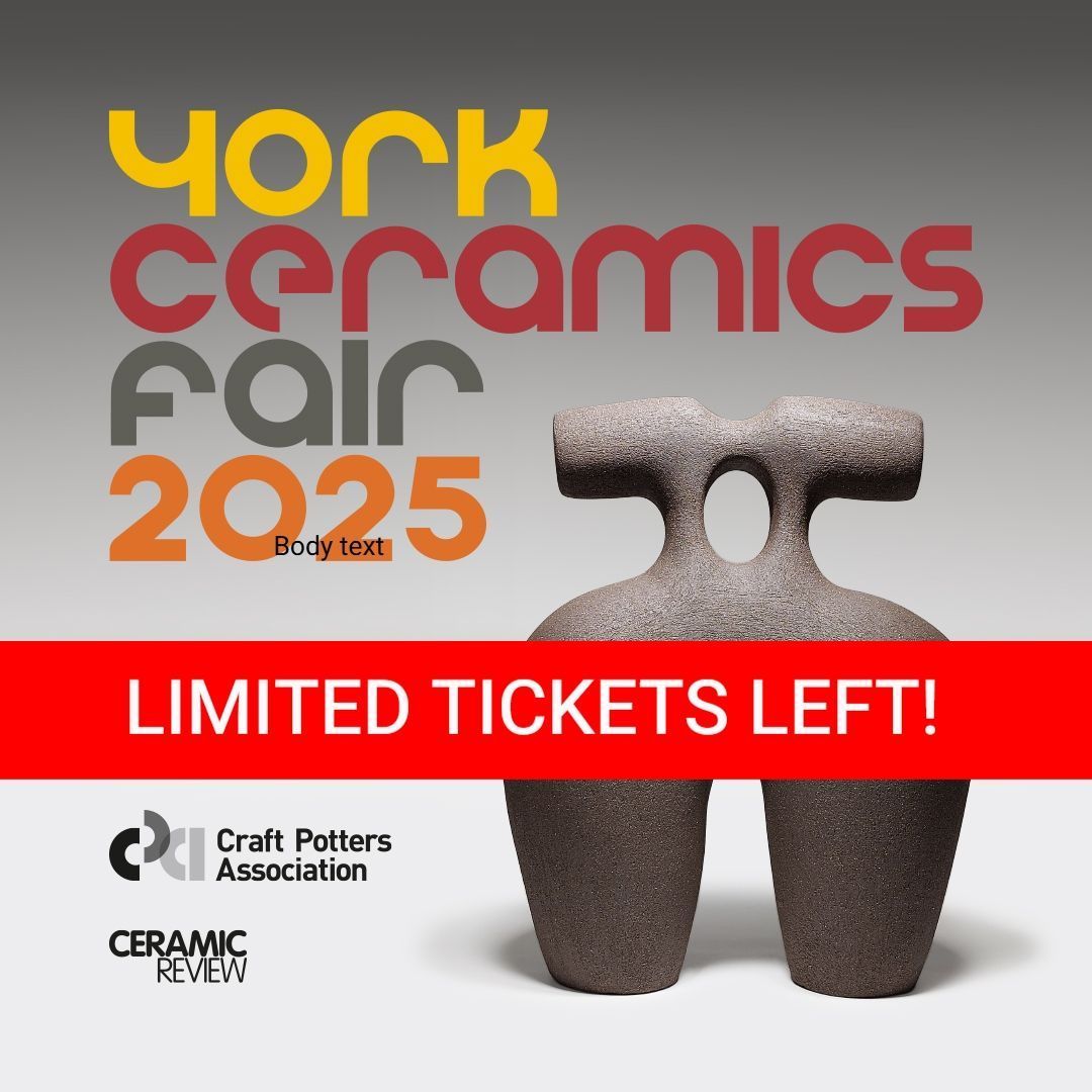 LIMITED TICKETS NOW AVAILABLE FOR YORK CERAMICS FAIR IN MARCH 2025

BOOK NOW TO AVOID MISSING OUT ON THIS FANTASTIC EVENT

tickets.ceramicartlondon.com/events/craftpo… 

LINK IN BIO