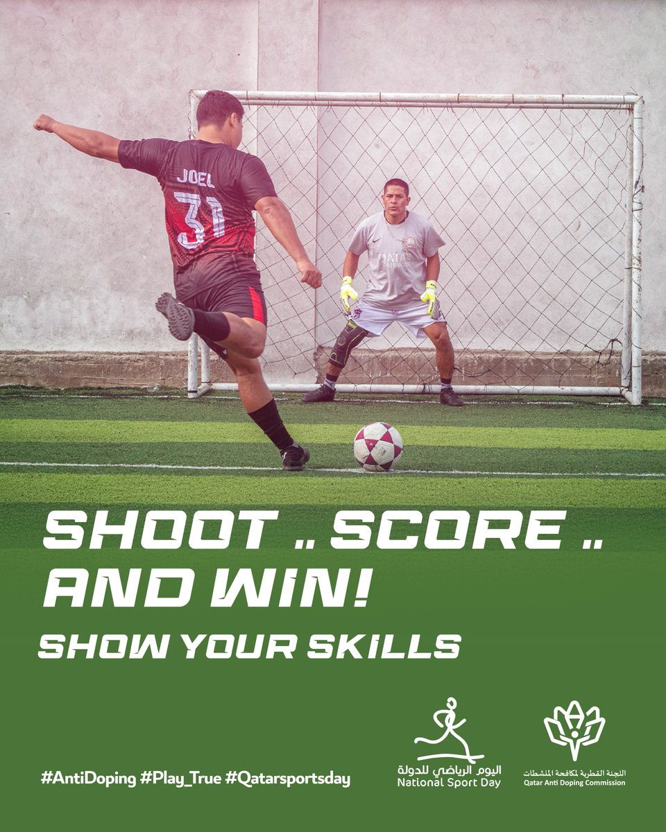 Qadaofficial's tweet photo. فعاليات وتحديات متنوعة بمناسبة اليوم الرياضي .. ننتظرك في حديقة أسباير
#العب_بنزاهة #مكافحة_المنشطات #اليوم_الرياضي_قطر #في_وقت
Aspire Park is the place to be this Sports Day .. Join Qatar Anti-Doping activities!
#AntiDoping #Play_True #Qatarsportsday https://t.co/Y1PTsRNzzt