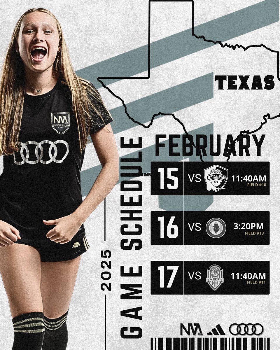 🔥 The NVA Girls are heading to the ECNL Texas Showcase! 🔥

Time to take on the best in the nation and show what #NVASoccer is all about! From coast to coast, our girls have been grinding, and now it’s time to shine in the Lone Star State. 🌟⚽