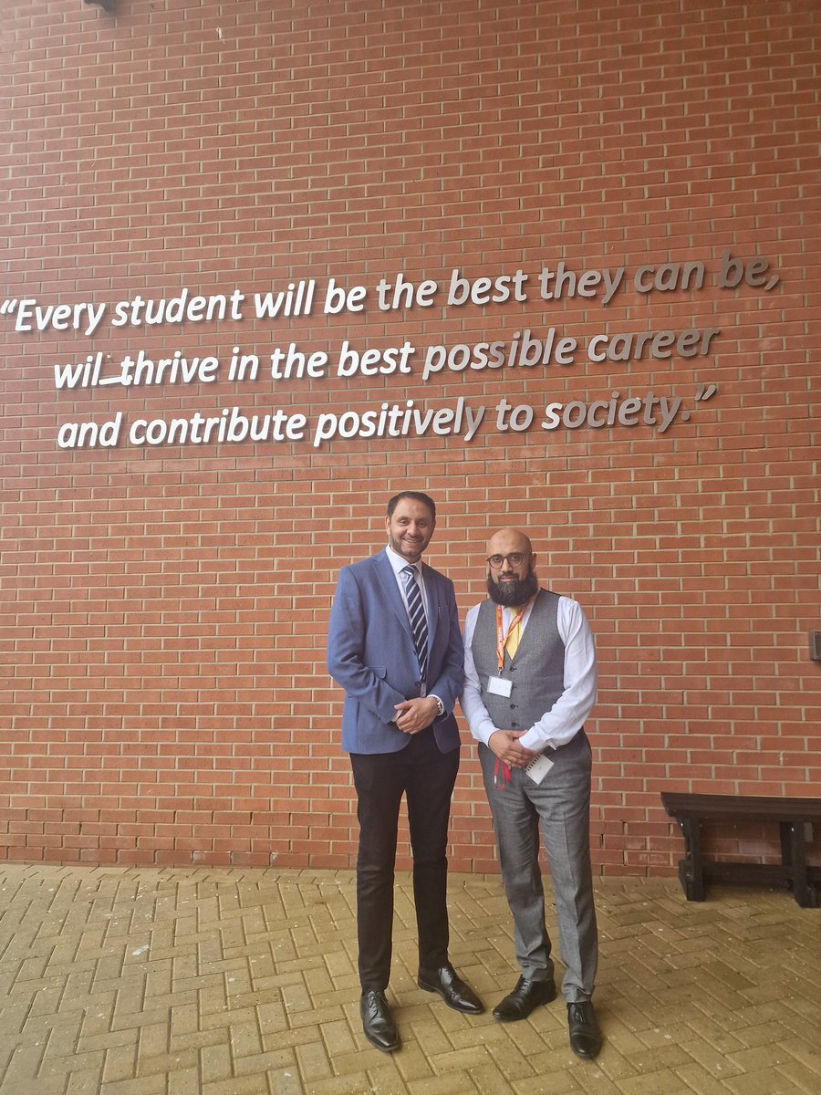 A massive congratulations to the secondary school I attended <a href="/CHCC_Official/">Crown Hills Community College</a> on their recent <a href="/Ofstednews/">Ofsted</a> - OUTSTANDING across the board. A testament to the staff and students and the incredible work by the Principal Farhan Adam who also won the Pearson Headteacher of the Year