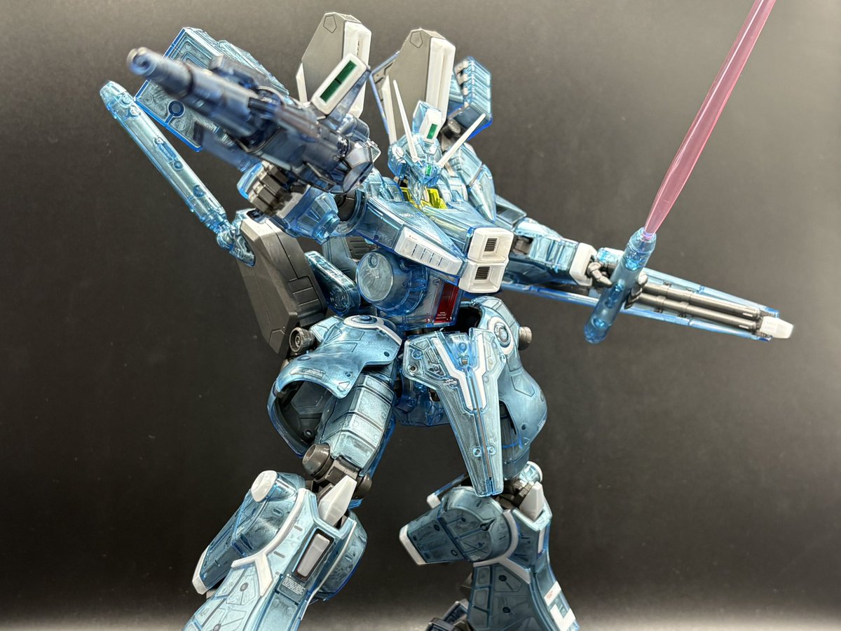 MG 1/100 ORX-013 ガンダムMk-V(クリアカラー) 完成しました♪ クリア