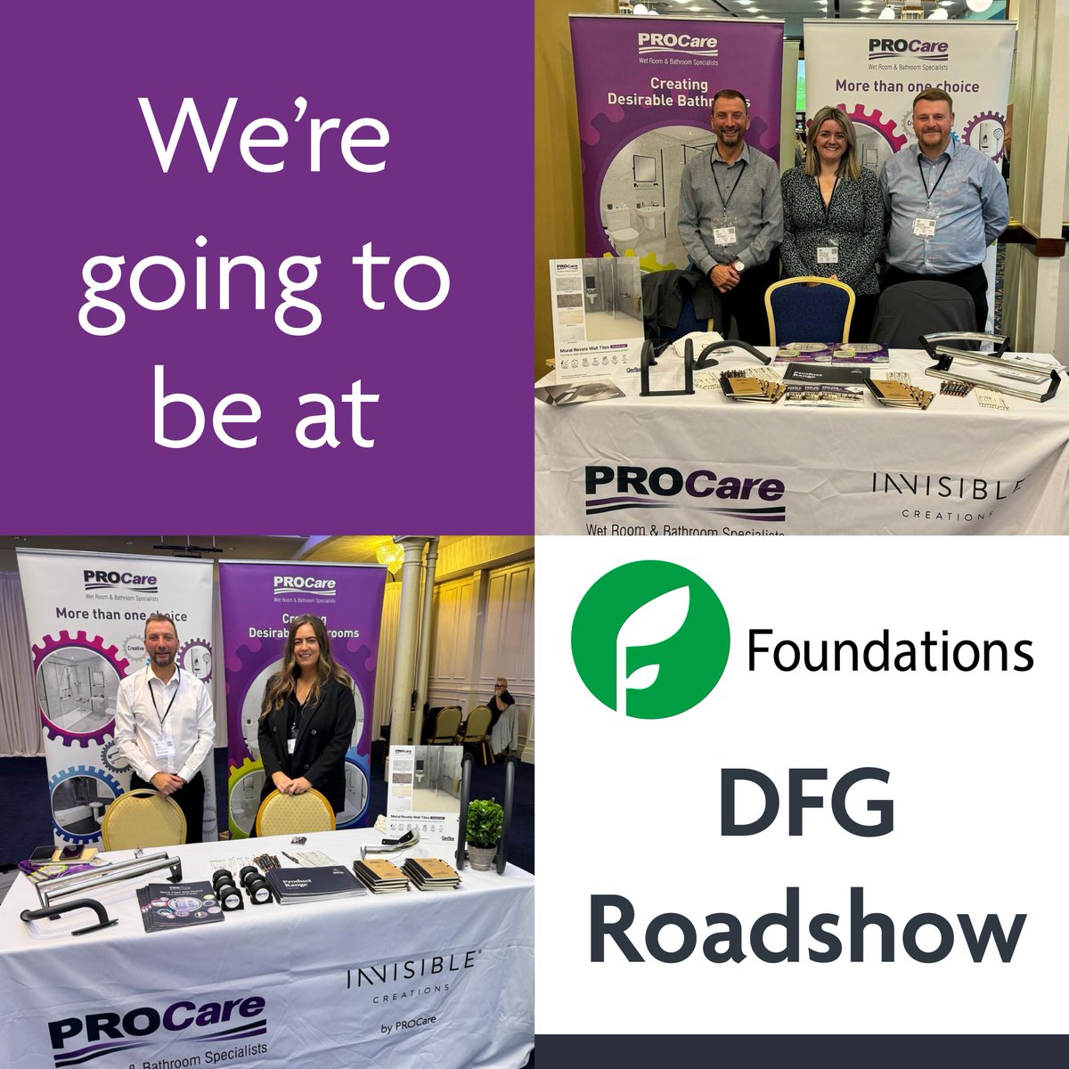 PROCare Ltd (@procareltd) on Twitter photo 🚐✨ We're hitting the road with <a href="/FoundationsHIA/">Foundations</a> at the Spring DFG Roadshow! ✨🚐
Join us as we showcase innovative accessible bathroom solutions and connect with industry professionals. We are looking forward to insightful discussions and networking!
#DFGRoadshow 🚐✨ We're hitting the road with <a href="/FoundationsHIA/">Foundations</a> at the Spring DFG Roadshow! ✨🚐
Join us as we showcase innovative accessible bathroom solutions and connect with industry professionals. We are looking forward to insightful discussions and networking!
#DFGRoadshow