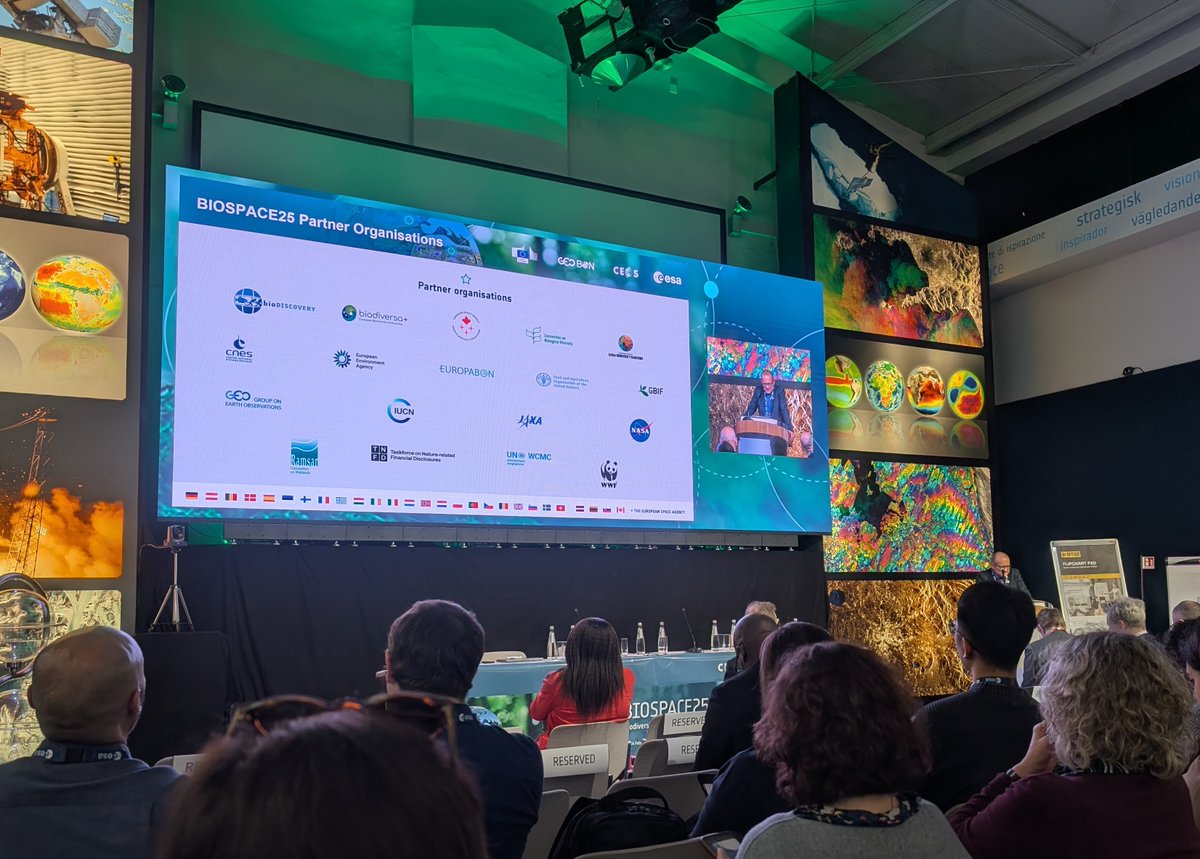 <a href="/EuropaBon_H2020/">EuropaBON</a> in #BIOSPACE25. For those who want to learn more about Remote Sensing for biodiversity monitoring to bring it to policy and action, follow it live:
biospace25.esa.int/live-stream/