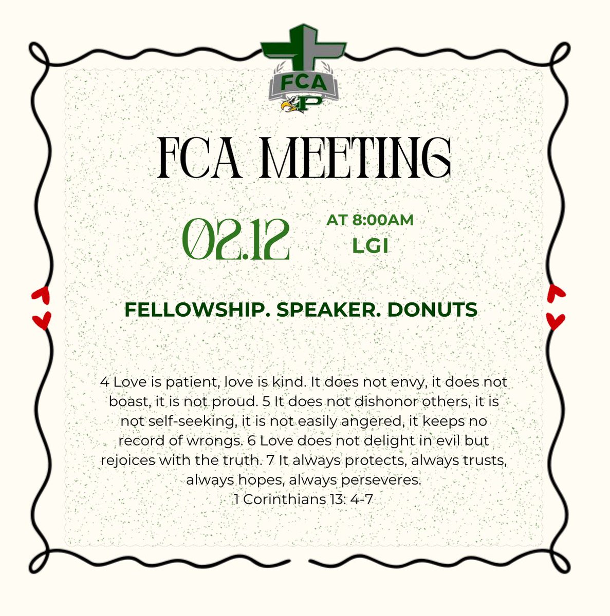 Prosper High School FCA (@prosperhsfca) on Twitter photo See you this Wednesday morning!! See you this Wednesday morning!!