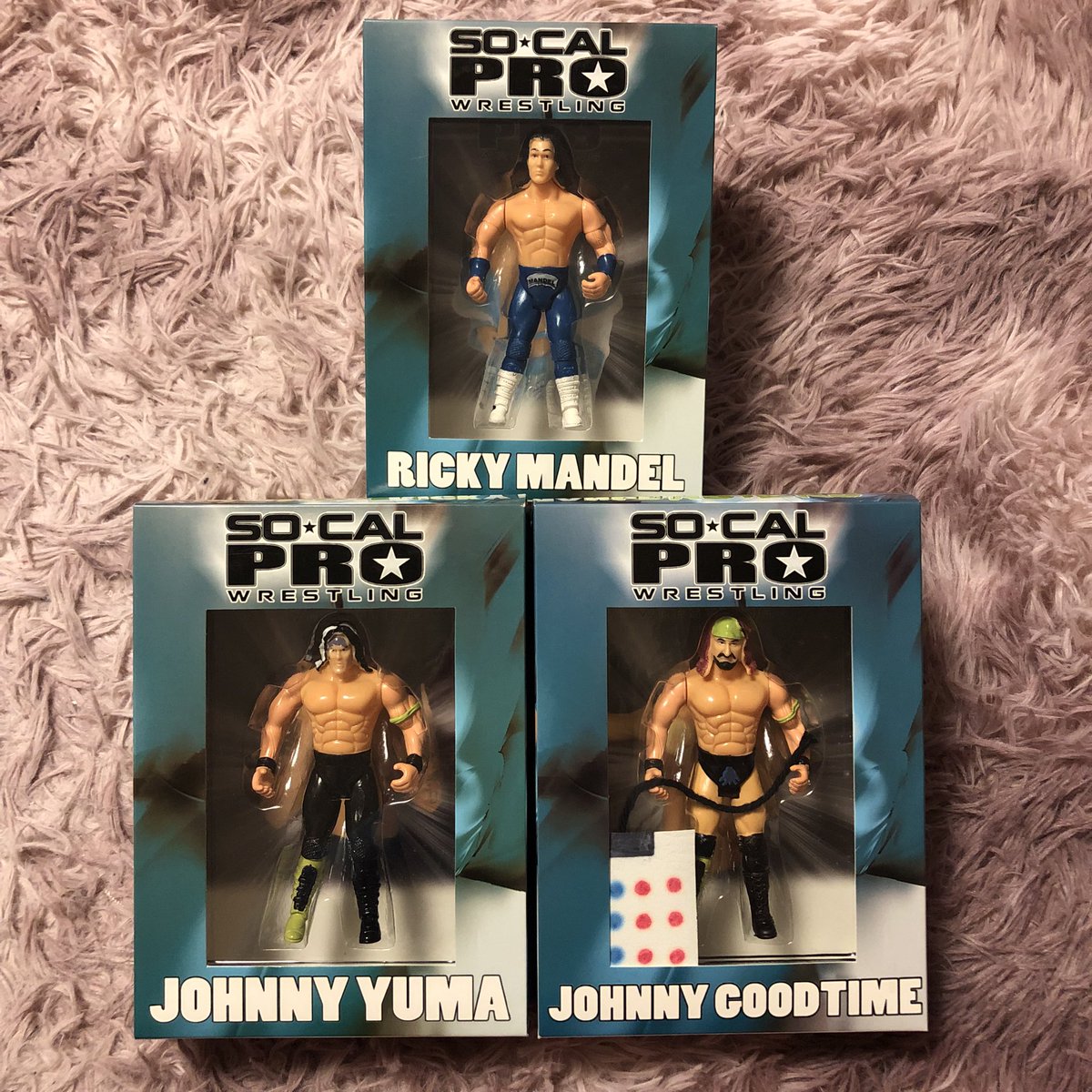 kazgearmania's tweet photo. #MailDay🚛💨
2010 Wrestle Warehouse SoCal Pro Wrestling Figures⭐️ #RickyMandel #JohnnyYuma #JohnnyGoodtime https://t.co/GKx4n5hMAQ