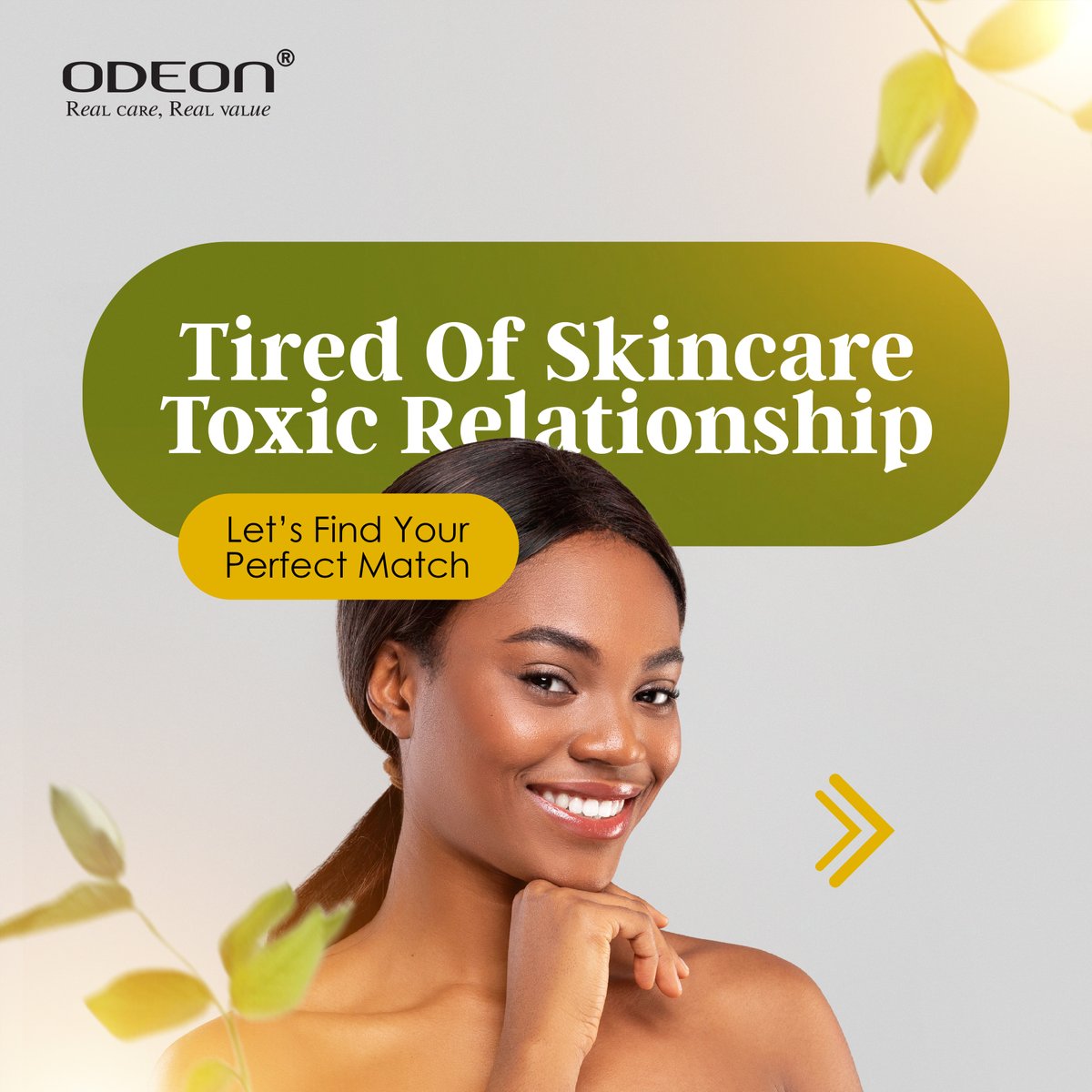 odeonworldug's tweet photo. Tired of playing trial and error with your skin?
Time to get serious about your skincare relationship!

Drop a "❤️" if you're ready for a serious skincare relationship!

#ODEONLove #SkincareSoulmate #SkinEducation https://t.co/omlU89jhTK