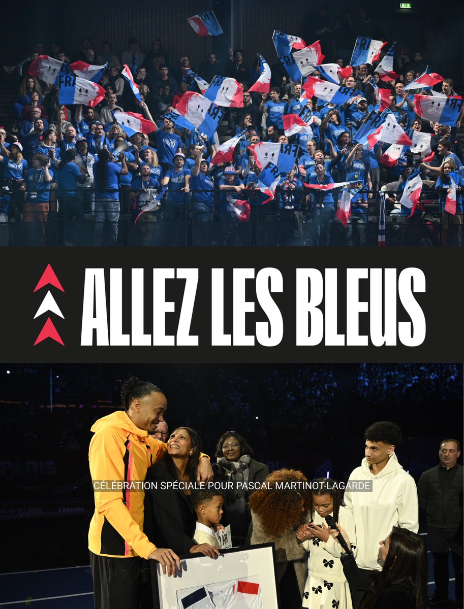 Les têtes géantes étaient de sorties avec la nouvelle tribune Allez Les Bleus lors du meeting indoor d'athlétisme 📣