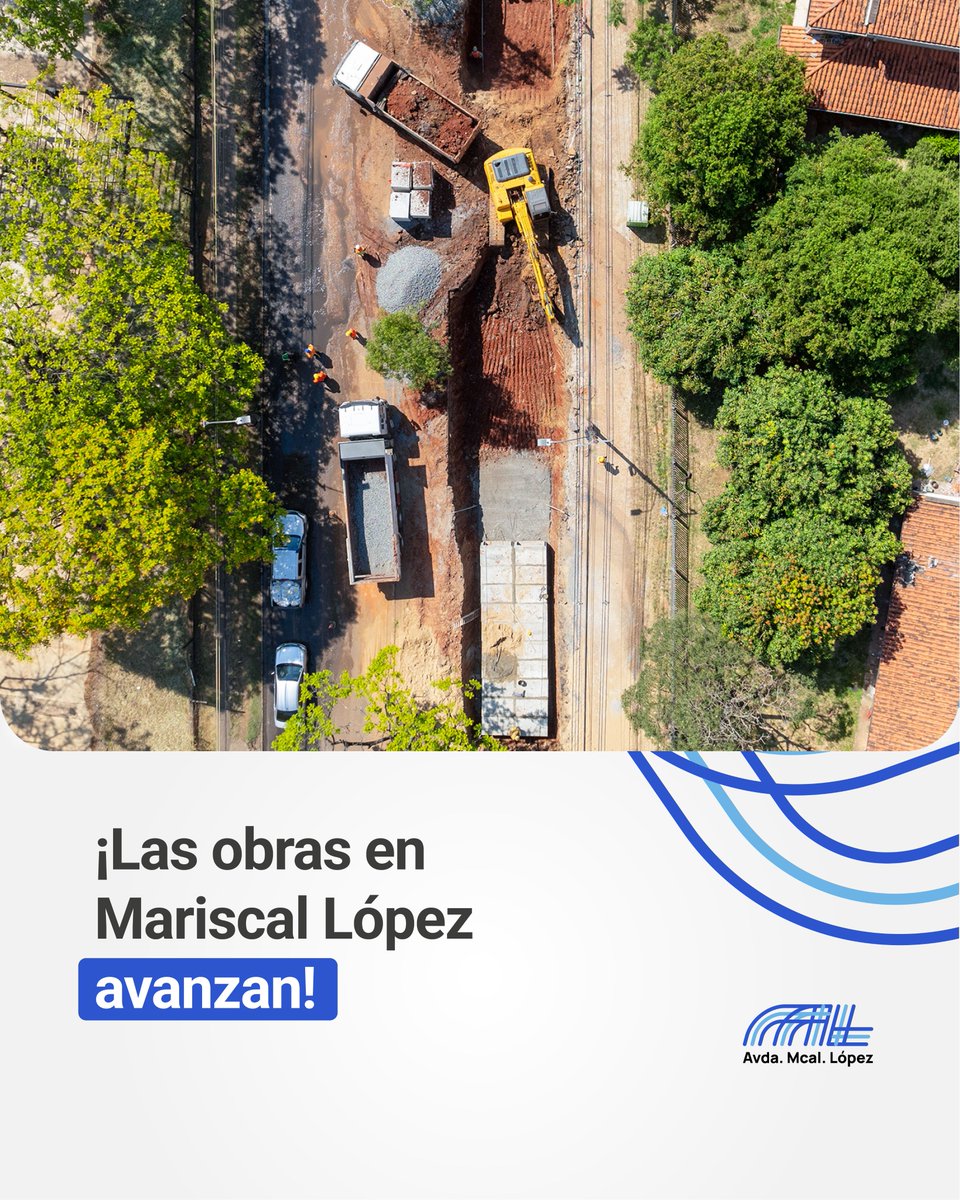 mariscalopezpy's tweet image. ¡El tramo entre la UNA y la ciclovía ya registra un avance del 20%. ¡Seguimos trabajando para mejorar tu movilidad!