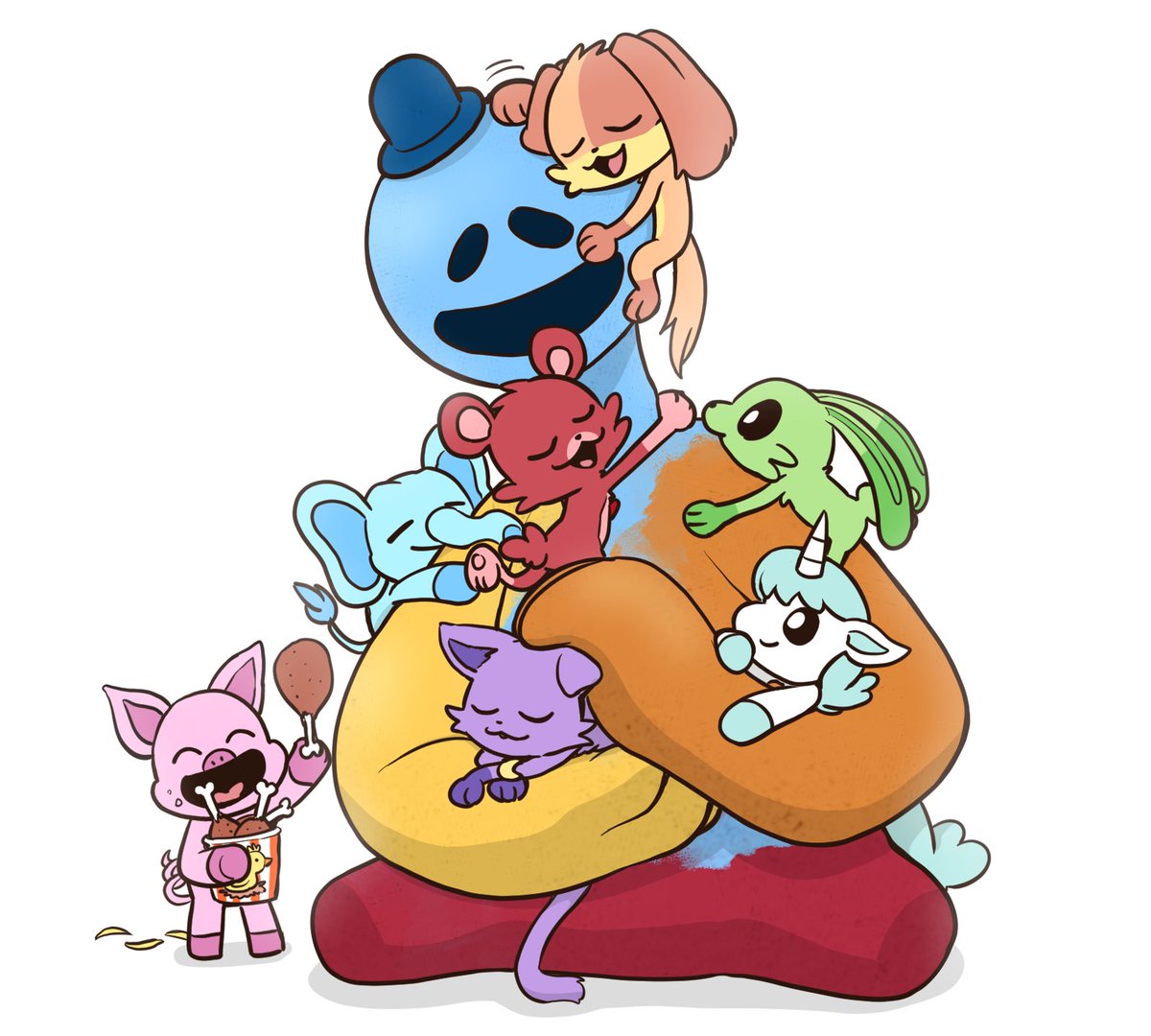 チャプター4クリア記念アニマルセラピー
ドーイ君いいこいいこしてあげたい…😌
#PoppyPlaytimeChapter4