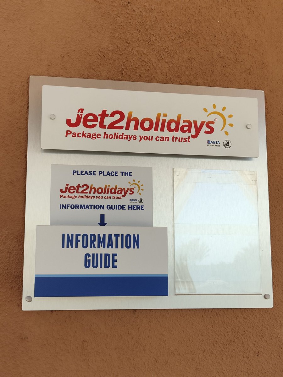 JohnJackson010's tweet photo. @jet2tweets 
Our hotel seems to have misplaced the information booklet!? https://t.co/fTZmvMYQHK