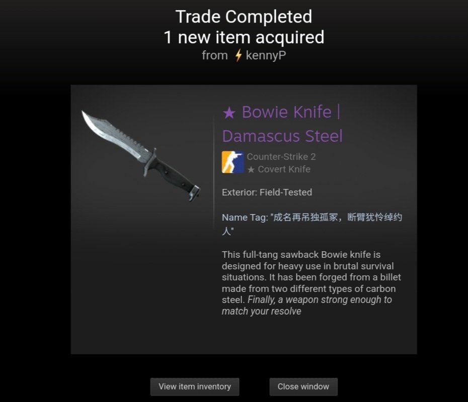 Thanks for the knife❤️ <a href="/_kennyP/">kennyP</a> &amp; <a href="/clashdotgg/">ClashGG</a>