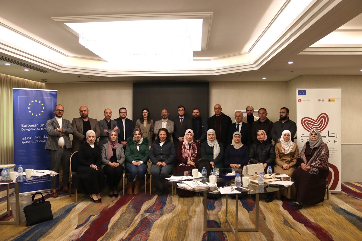 ReayahProject's tweet photo. Smart healthcare decisions require economic insight. Under the @EUinJordan funded #REAYAH project &amp; managed by @AecidJordan @CsaiFundacion , 25 MoH professionals completed training in health economics, gaining skills to assess costs &amp; improve policies. https://t.co/67z8etPTva