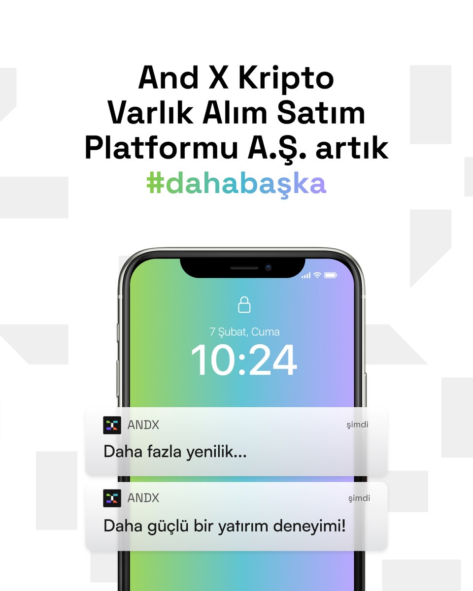 Resmi olarak ünvanımızı değiştirdik! 🚀

AND X Kripto Varlık Alım Satım Platformu artık #dahabaşka 

Daha fazla yenilik bizi tercih ettiğin her an seni bekliyor! 📈

Sen de geleceğin finans dünyasında yerini almak için ANDX ile tanış! 🔥

#kripto #finance #ANDX