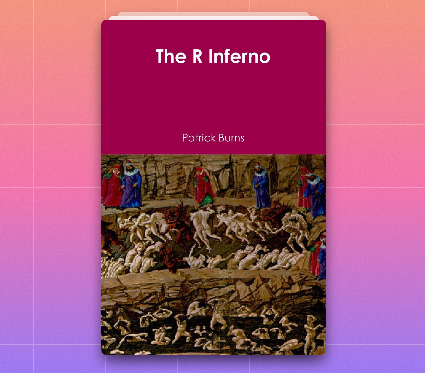 RCoderWeb's tweet photo. R Inferno: Old but gold! 📚🔥 A must-read for anyone serious about mastering R. Despite being a bit outdated, it’s filled with insightful tips for R users. Still relevant and worth a look for both beginners and experts! 

🔗 https://t.co/Z07iUy9fvh

#RStats #DataScience #RInferno https://t.co/rIGpo29xZt