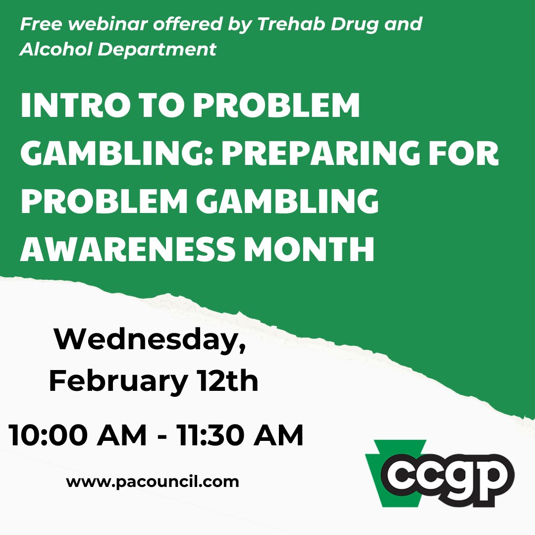 Join us this Wed the 12th for an overview of how to get ready for Problem Gambling Awareness Month in March! pacouncil.com/events/250212/