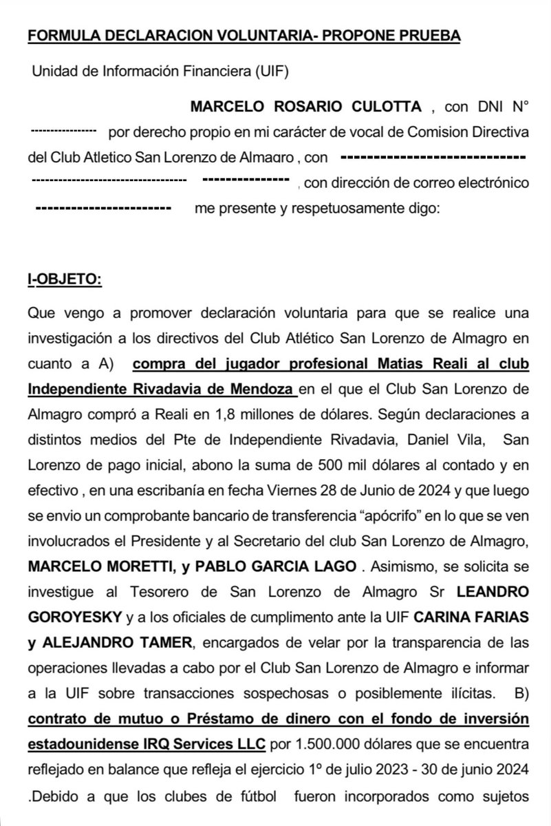 MarceCulotta's tweet image. Mientras sostienen públicamente que necesitan apoyo y la unidad de todos, cuando se apagan los micrófonos actúan como los dueños del club.
Hemos agotado las instancias institucionales internas sin ningún resultado.
No existe la mínima vocación de mostrar lo que hacen ni con quien…