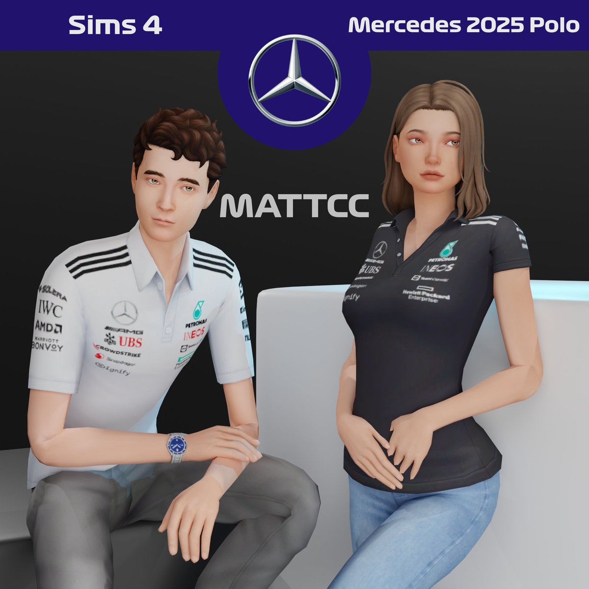 Sims 4 - Mercedes 2025 F1 Polo Shirt
#f1 #kimiantonelli #formula #mercedes #lewishamilton #mercedesamgf #lh #amg #teamlh #formulaone #memes #mercedesamg #mercedesfans #georgerussell #mercedesbenz #hamilton #redbullracing #motorsport #racing #team #maxverstappen #mercedesc