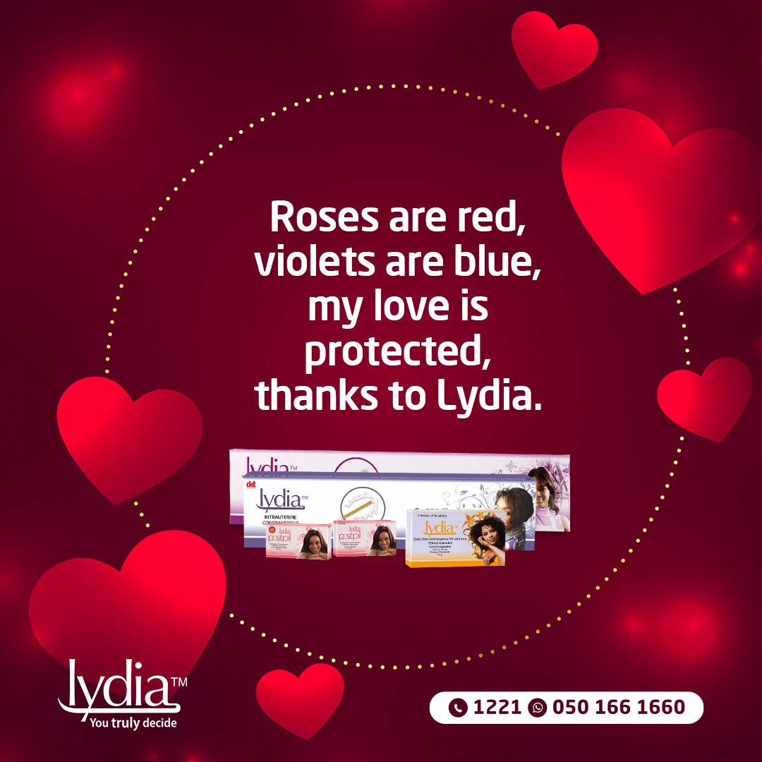 LydiaCaresGh's tweet photo. Happy Valentine’s Day! Love should be sweet, not stressful. Stay safe, stay in control! ❤
#ValentinesWithLydia
#AskLydia
#LydiaTrulyCares
#ProtectedAndUnbothered https://t.co/ykyH0yQNnS