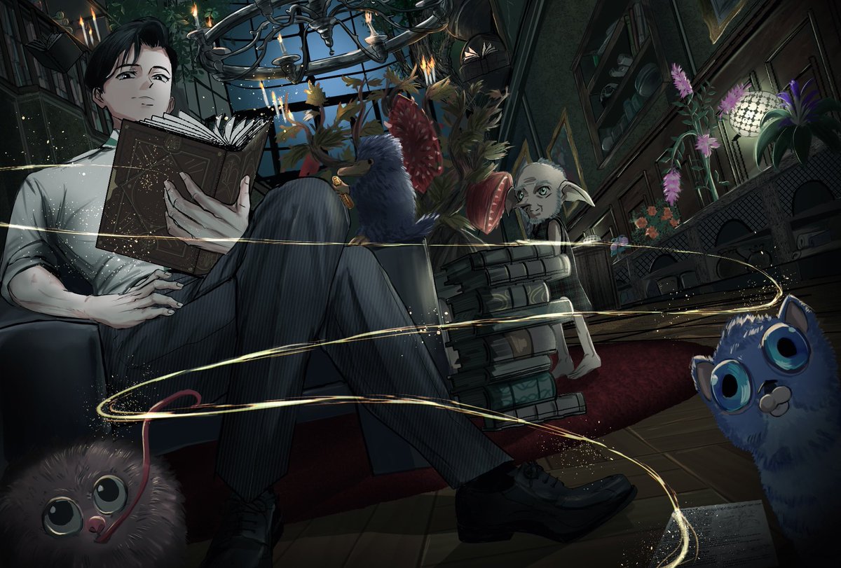#HogwartsLegacy

2周年おめでとう
(お祝い絵がなくて過去絵再掲です...)