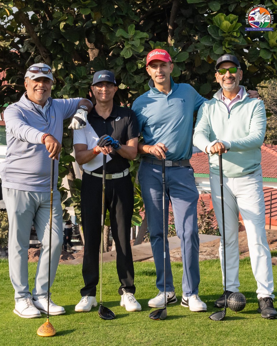 TBS_Delhi's tweet image. The TBS Alumni Association&apos;s golf tournament came back for a second edition and what a fantastic day it was! Take a look. 👏⛳

#TBSDelhi #TBSCommunity #golftournament #alumniassociation