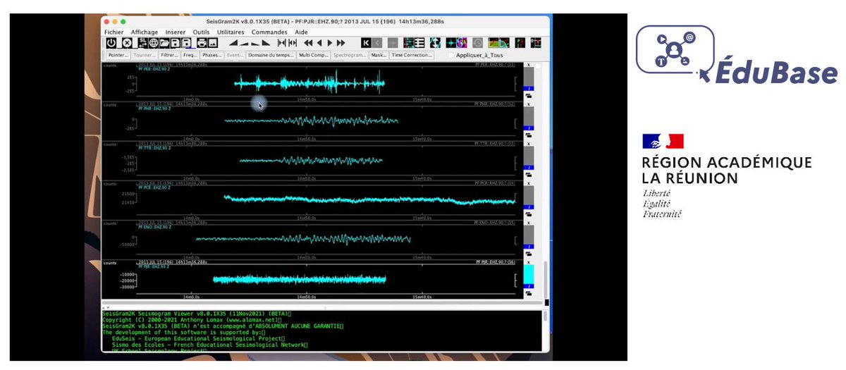 [#Edubase] Vérifier la validité du modèle PrEM à partir de sismogrammes enregistrés à la Réunion par <a href="/AcLaReunion/">Académie de La Réunion</a> 
🔗edubase.eduscol.education.fr/fiche/21438