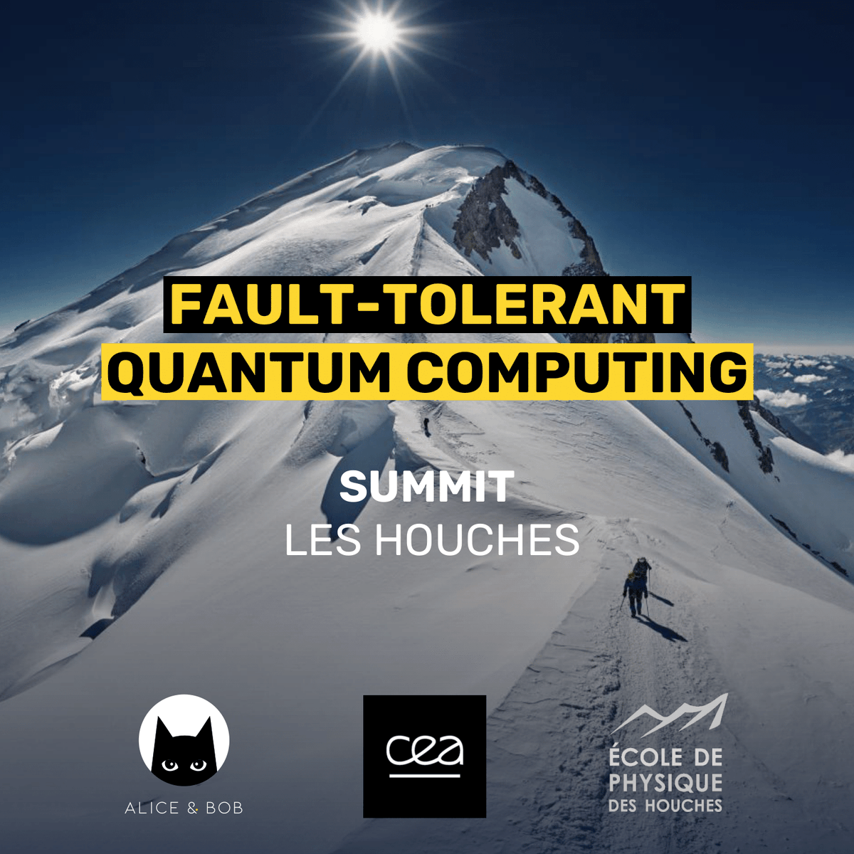 📢 Quantum researchers, listen up!

We just got you plans for April 20th-25th 🔖

✨ Imagine this: You, alongside 70 of the brightest minds in quantum computing, condensed matter, and theoretical physics, gathered at Les Houches, the legendary physics school nestled at the foot