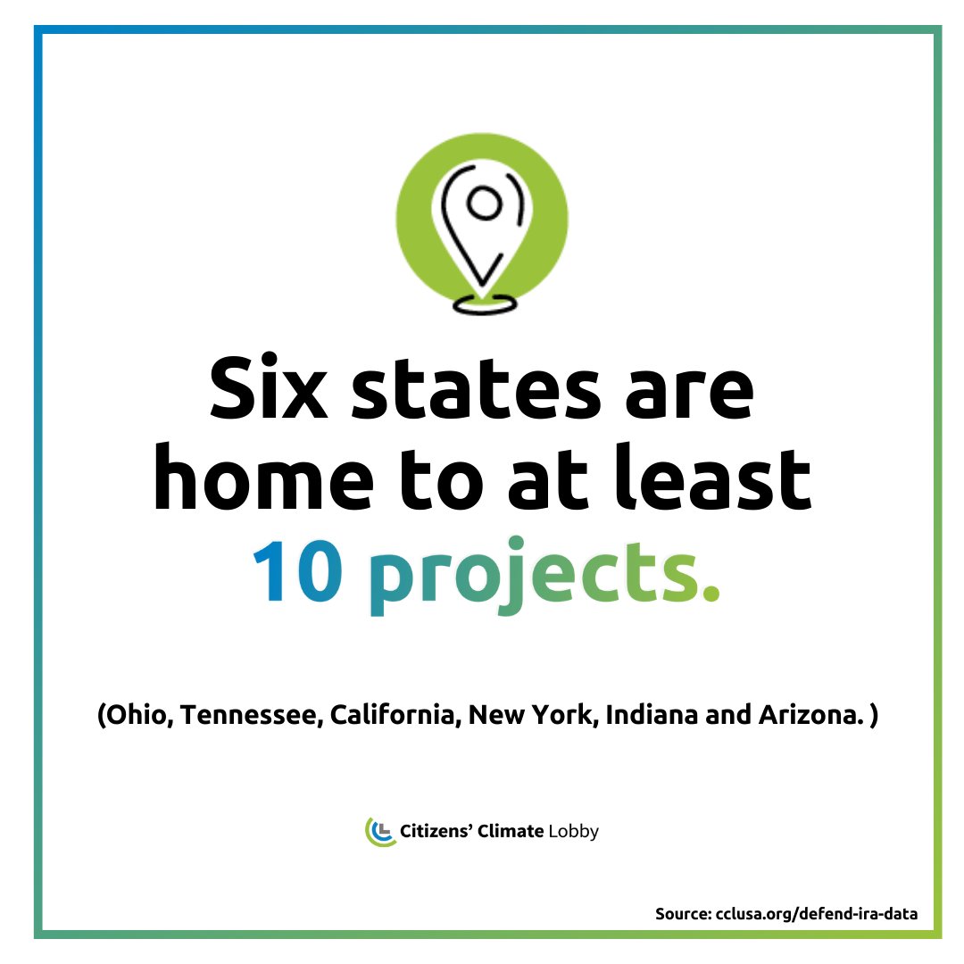 The Inflation Reduction Act (IRA)'s climate and clean energy provisions have led to 330+ funded projects.

These projects have created a tremendous amount of investments and manufacturing jobs, especially in districts represented by Republican members of Congress #CCLforIRA