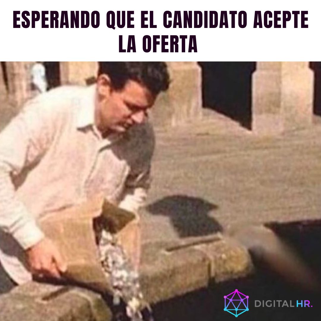 DigitalHRIT's tweet photo. ¿Cuántas veces has sentido que esperar la respuesta de un candidato es como echar agua al vacío? 😂 

#RecursosHumanos #ReclutamientoIT #TalentoTech #SelecciónDePersonal #CulturaOrganizacional #EmployerBranding #HRHumor #TechRecruiting #RRHH https://t.co/TtCE5ilIwF