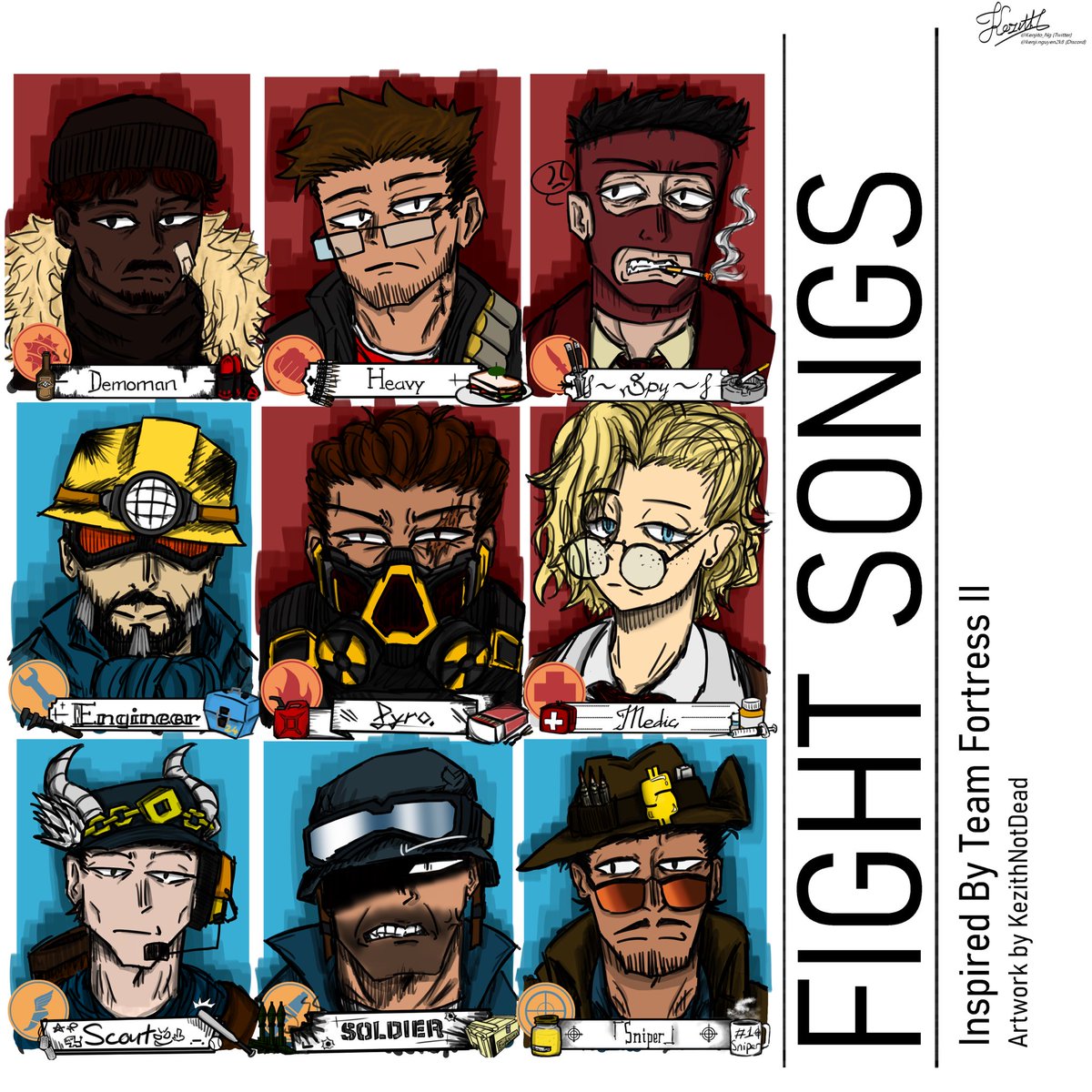 Reference, Sketch and the Final Product