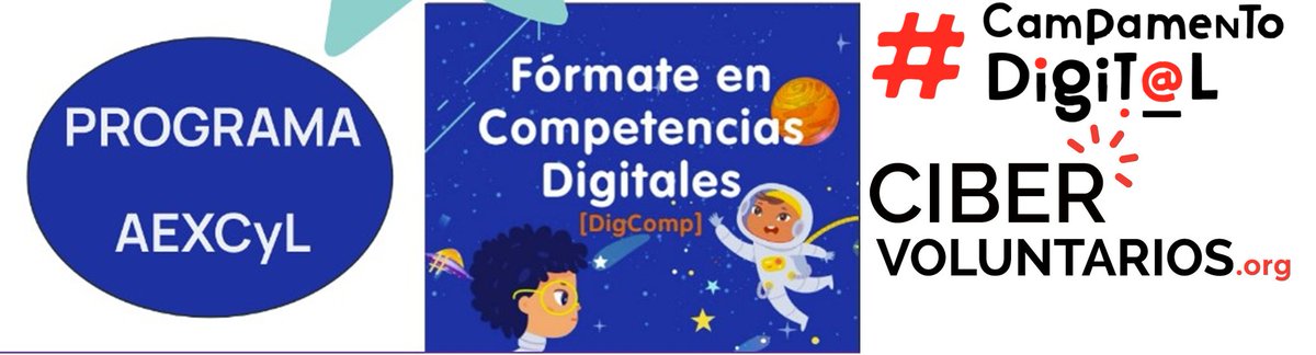 ColeNSVillar's tweet photo. 📢ATENCIÓN FAMILIAS DE 3º, 4º, 5º Y 6º EP
Próximamente en el centro:
✔️Programa de Actividades Extraescolares AEXCyL
✔️#CampamentoDigital de Fundación Cibervoluntarios
https://t.co/mKE7WaFwfE

#AEXCyL #CompDigEdu_CyL #tiCyL #CiberformacionesTIC #FundaciónCibervoluntarios https://t.co/rV1CckZNMG