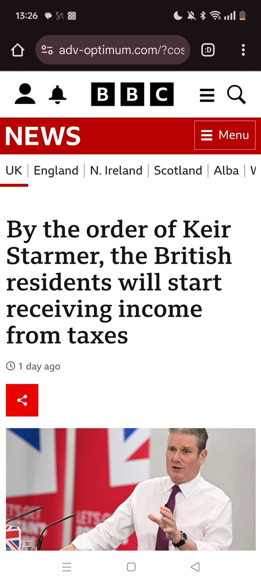 samarjayee's tweet photo. 1️⃣ 🚨 A misleading online scheme is running ads disguised as news articles, falsely attributing statements to public figures like Keir Starmer. These ads lure users into "investment" platforms like "Immediate Chain," claiming guaranteed passive income from tax funds. #ScamAlert https://t.co/9QYse5ZRSJ