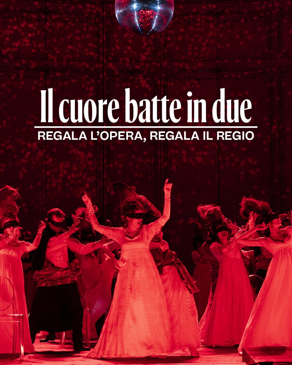✨ Per San Valentino, regala un'emozione unica! ✨

Compra un biglietto per La dama di picche o Hamlet, il tuo te lo regaliamo noi! 🎭💝

Promo valida fino al 16/02 → teatroregio.torino.it/news/promo-san…

#TeatroRegioTorino #SanValentino #Opera