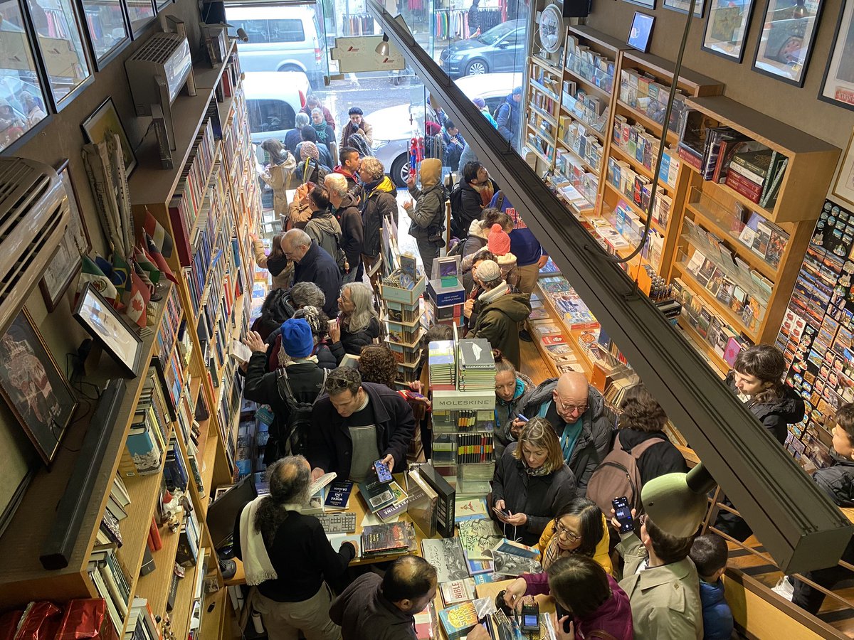 The Educational Bookshop in East Jerusalem is full with shoppers in solidarity a day after the Israel Police raided the Palestinian store, arrested its owners and confiscated books. They dropped the charges of incitement but still detain them for ‘disturbing the public order’