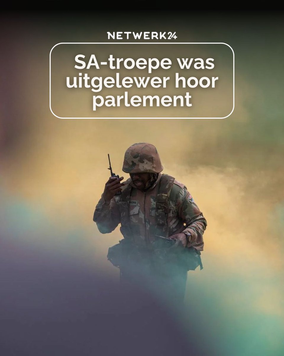volksbladnuus's tweet photo. Die 14 Suid-Afrikaanse soldate het nie in die Demokratiese Republiek die Kongo (DRK) gesterf ter verdediging van die weerloses, soos pres. Cyril Ramaphosa beweer nie. ||#RDK #SANW #soldiers
https://t.co/ZXGE6lE7s9 https://t.co/H8pKZLkbLQ