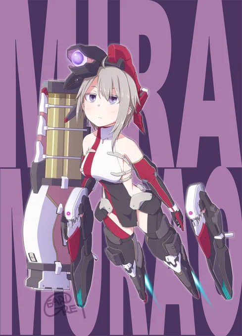 せっかくの未羅誕なので、ついでに先日のみんトラ名古屋イベントイラストの未羅単体版でも#アリスギアお絵かき#村尾未羅生誕祭 