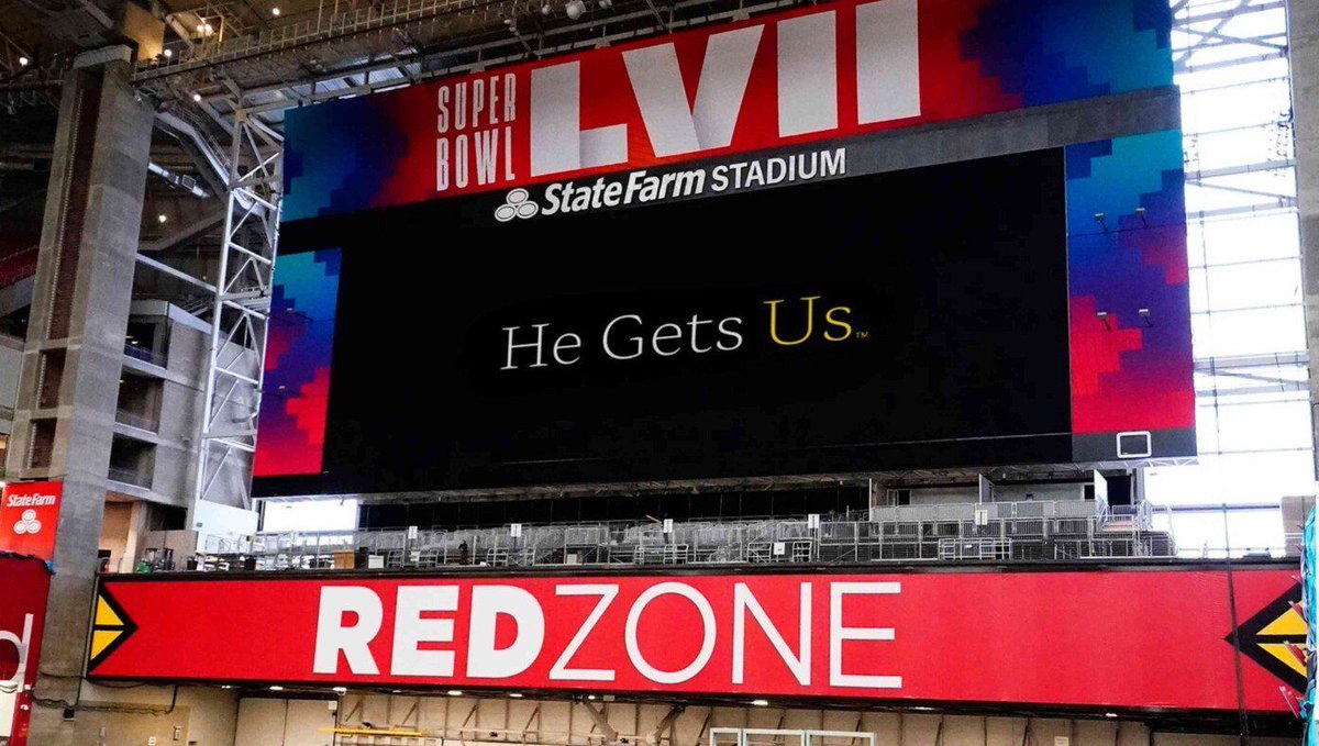 God Hopeful The Millions Spent On 'He Gets Us' Super Bowl Ad Will Finally Give Him Some Exposure buff.ly/3T4zyHv