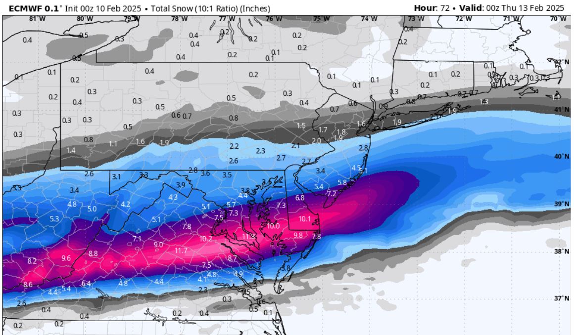 Snow coming to the <a href="/nbcwashington/">NBC4 Washington</a> area on Tuesday. Run your errands today. Snow arrives 10am-2pm tomorrow and accumulates Tuesday evening and night. Higher totals likely just to our South in central Virginia. Schools may close or dismiss early tomorrow.  Ice to rain Wed. night.
