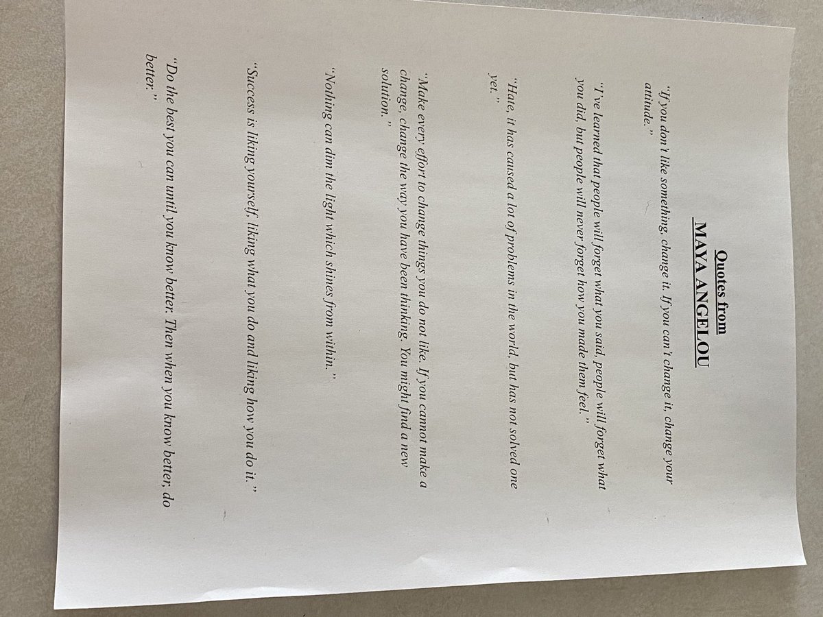 Inverness Education Centre/Academy (@invernesseca) on Twitter photo Powerful Words, Big Inspiration!
Our Grade 3s started today by listening to Amanda Gorman, hearing how her poetry brings hope and strength. Then, they explored Maya Angelou’s quotes, discovering the powerful words that inspired Amanda.
#AfricanHeritageMonth2025
<a href="/SRCE_Equity/">SRCE Equity</a> Powerful Words, Big Inspiration!
Our Grade 3s started today by listening to Amanda Gorman, hearing how her poetry brings hope and strength. Then, they explored Maya Angelou’s quotes, discovering the powerful words that inspired Amanda.
#AfricanHeritageMonth2025
<a href="/SRCE_Equity/">SRCE Equity</a>