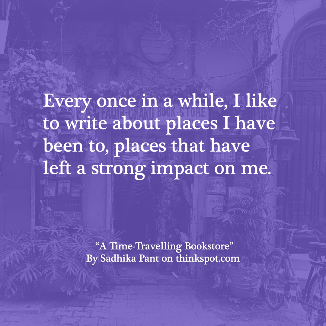 mythinkspot's tweet photo. A Time Travelling Bookstore.
#thinkspottoday #nourishyourmind #thinkers_and_writers https://t.co/t7AmpMz4Hv