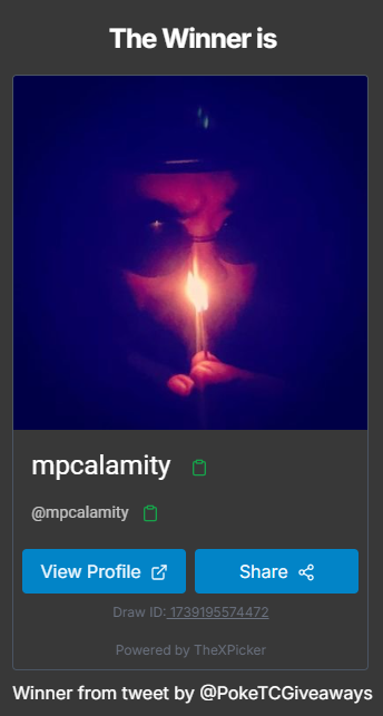And the winner is... <a href="/mpcalamity/">mpcalamity</a> 🏆 We will get in touch shortly to arrange shipping! 

Thank you everyone for participating! ❤️
Congrats again to <a href="/mpcalamity/">mpcalamity</a> on winning the giveaway! 🎉