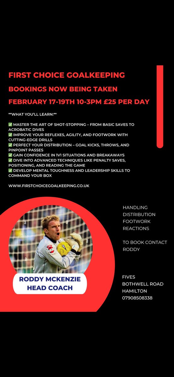 February camps now available to book.