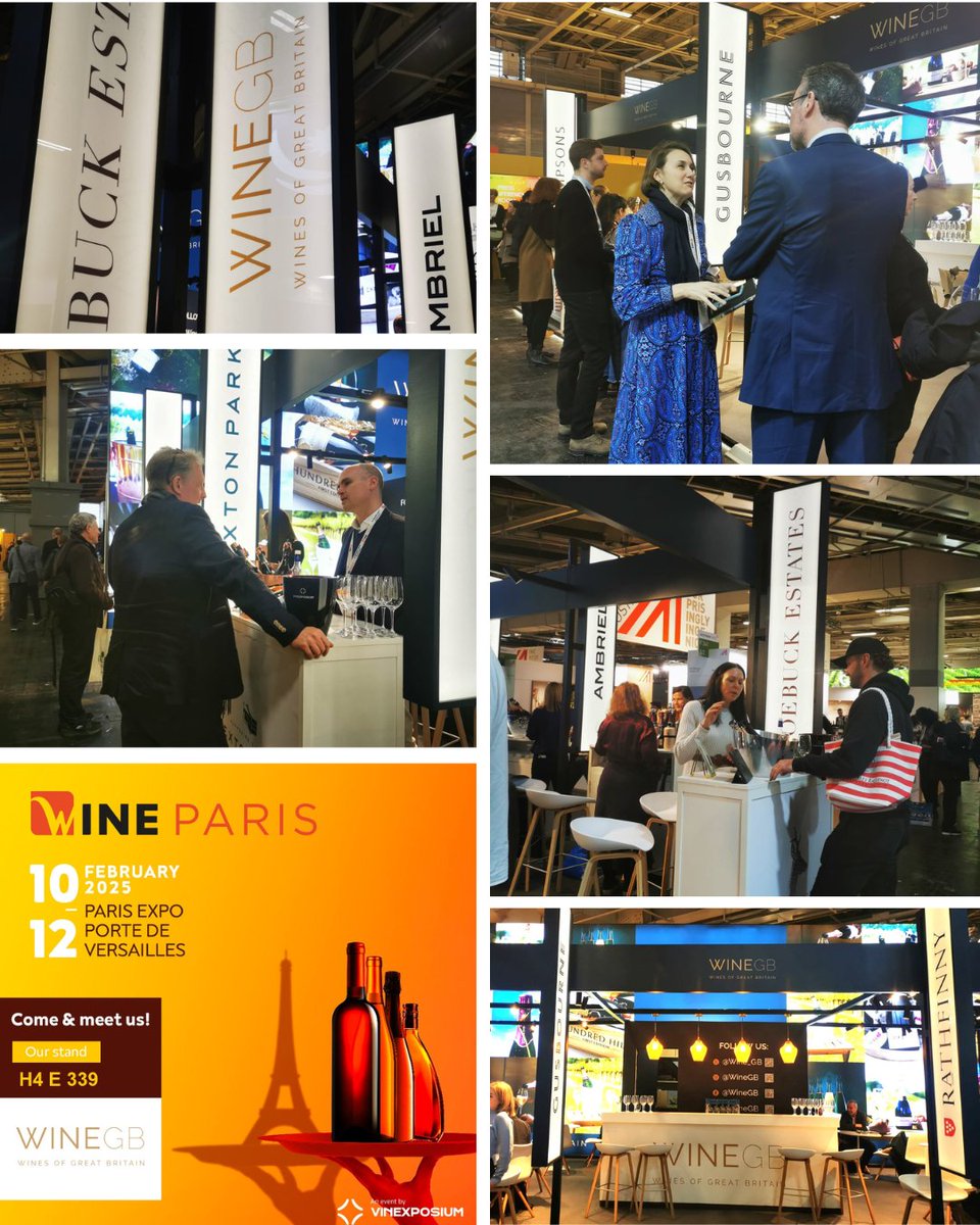 Wines of Great Britain (@wine_gb) on Twitter photo We're making our first appearance at Wine Paris <a href="/vinexposium/">Vinexposium</a> this week. Come and see us at stand H4 E 339 and meet nine amazing producers. We're making our first appearance at Wine Paris <a href="/vinexposium/">Vinexposium</a> this week. Come and see us at stand H4 E 339 and meet nine amazing producers.