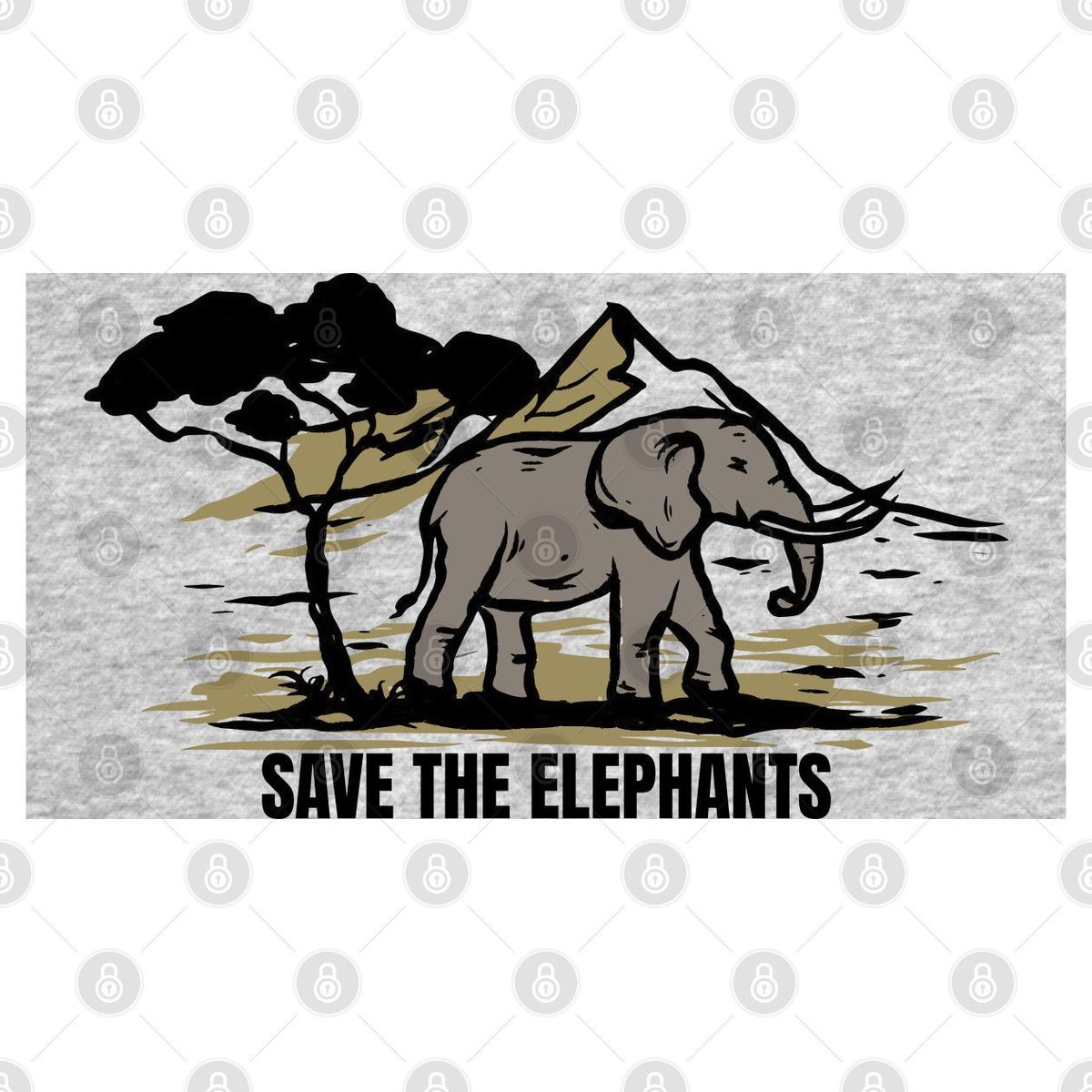 'Save the Elephant Day' design! buff.ly/4aVi6Mx
