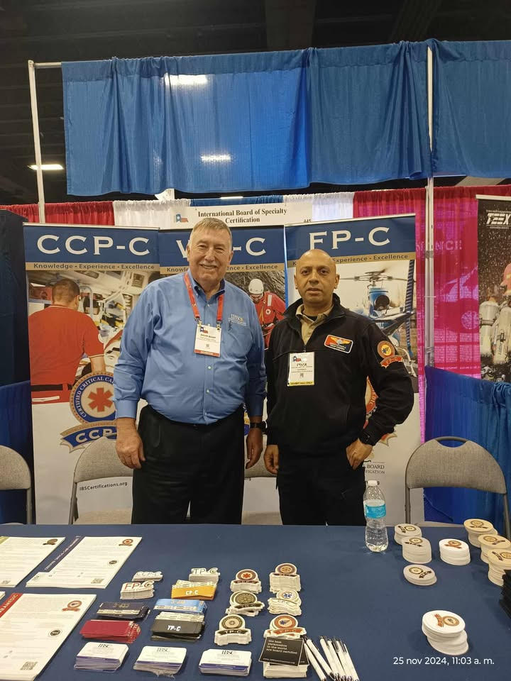 IBSCert_'s tweet image. Congratulations to Cesar Cabrera on obtaining your FP-C

To learn more on becoming a Cetified Flight Paramedic visit ibsc.org

#flightmedic #paramedic #flightparamedicine #paramedicine #fpc #boardcertified #flightparamedic #IBSC