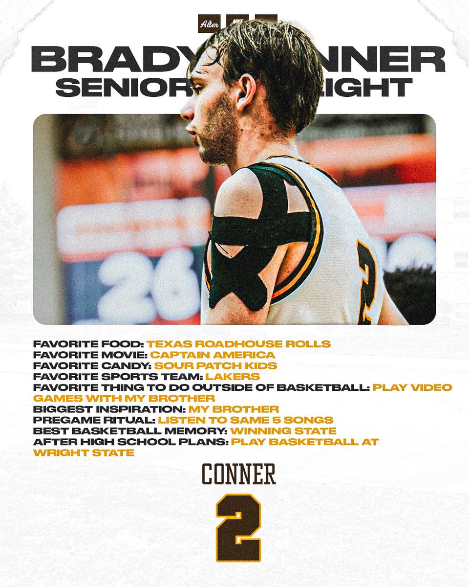 AlterBoysHoops's tweet image. Senior Spotlight @bconner_0 🟤🟡
#GoKnights
