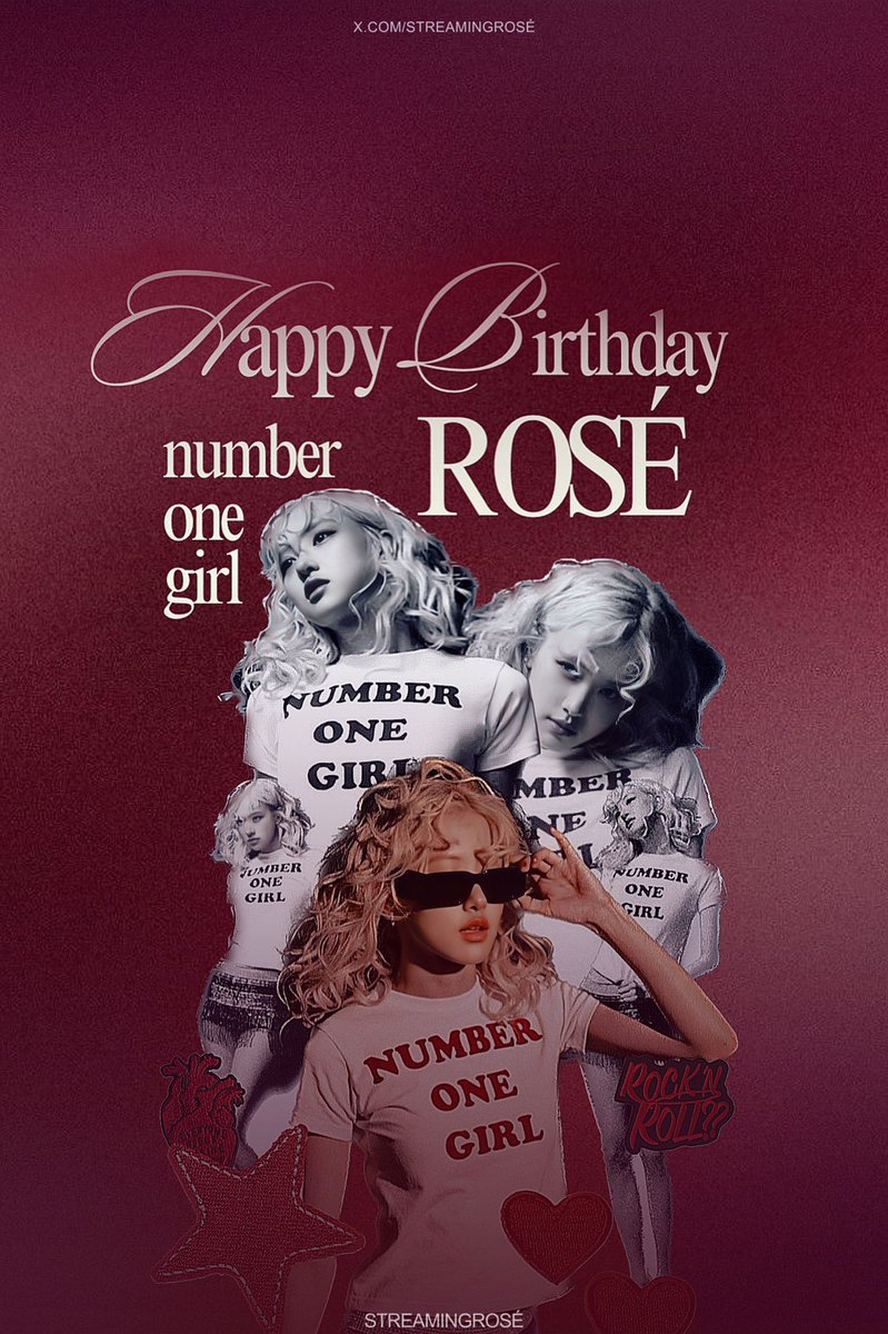 StreamingRose's tweet image. To Rosé: who paints the world in melodies, turns every note into gold and every moment into magic. On this special day, we celebrate our #1 girl who sings to make the world feel.. 🪩❣️
NUMBERONE GIRL ROSIE DAY
#WithROSÉTillTheEnd
#원앤온리_넘버원걸_로제_데이
#rosiebyROSÉ  #ROSÉ