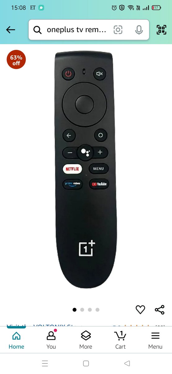 One plus remote. Amazon affiliate program.  To buy click on link 
amzn.in/d/dj6XRWN