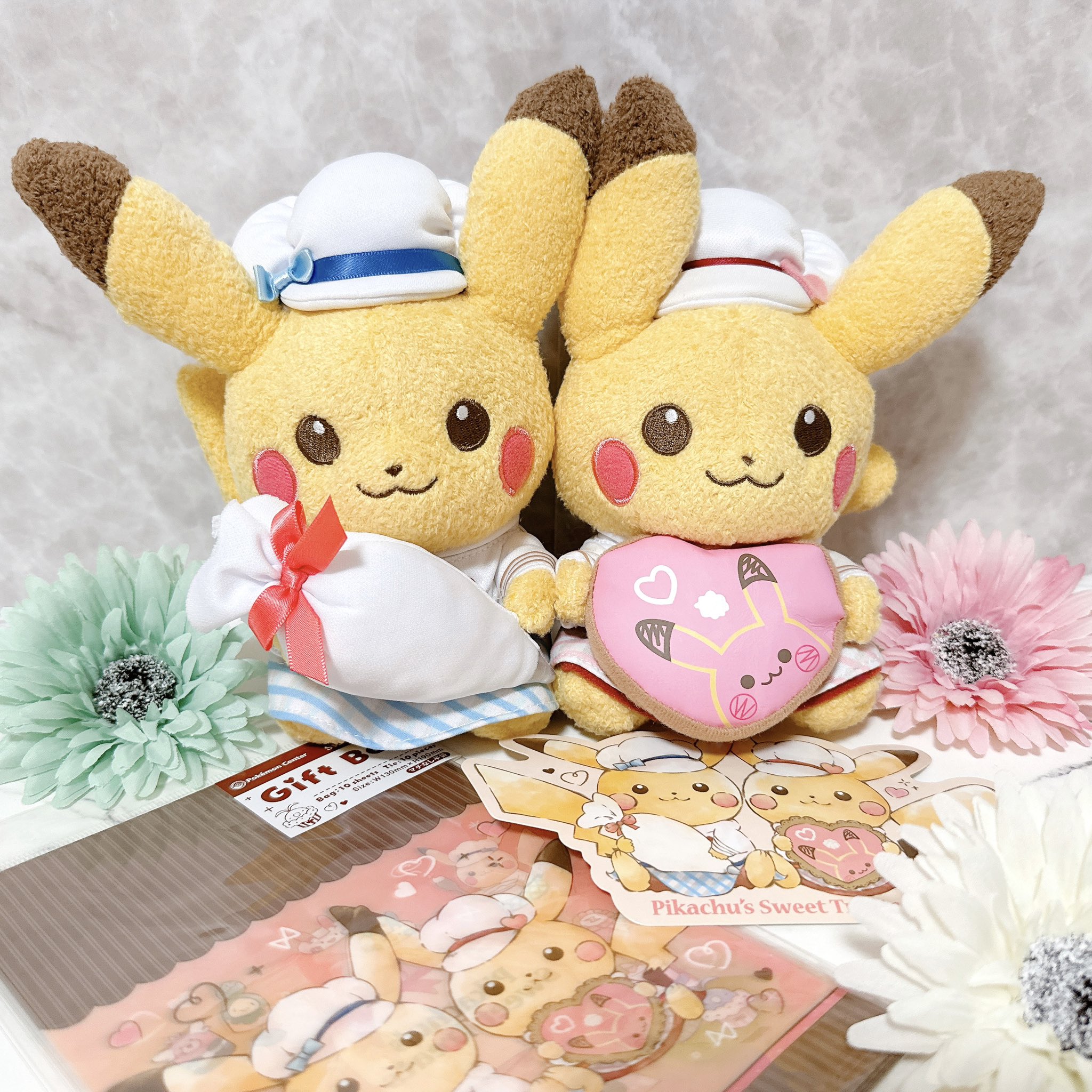 ポケモンセンター限定 マンスリーピカチュウ ぬいぐるみ バレンタイン