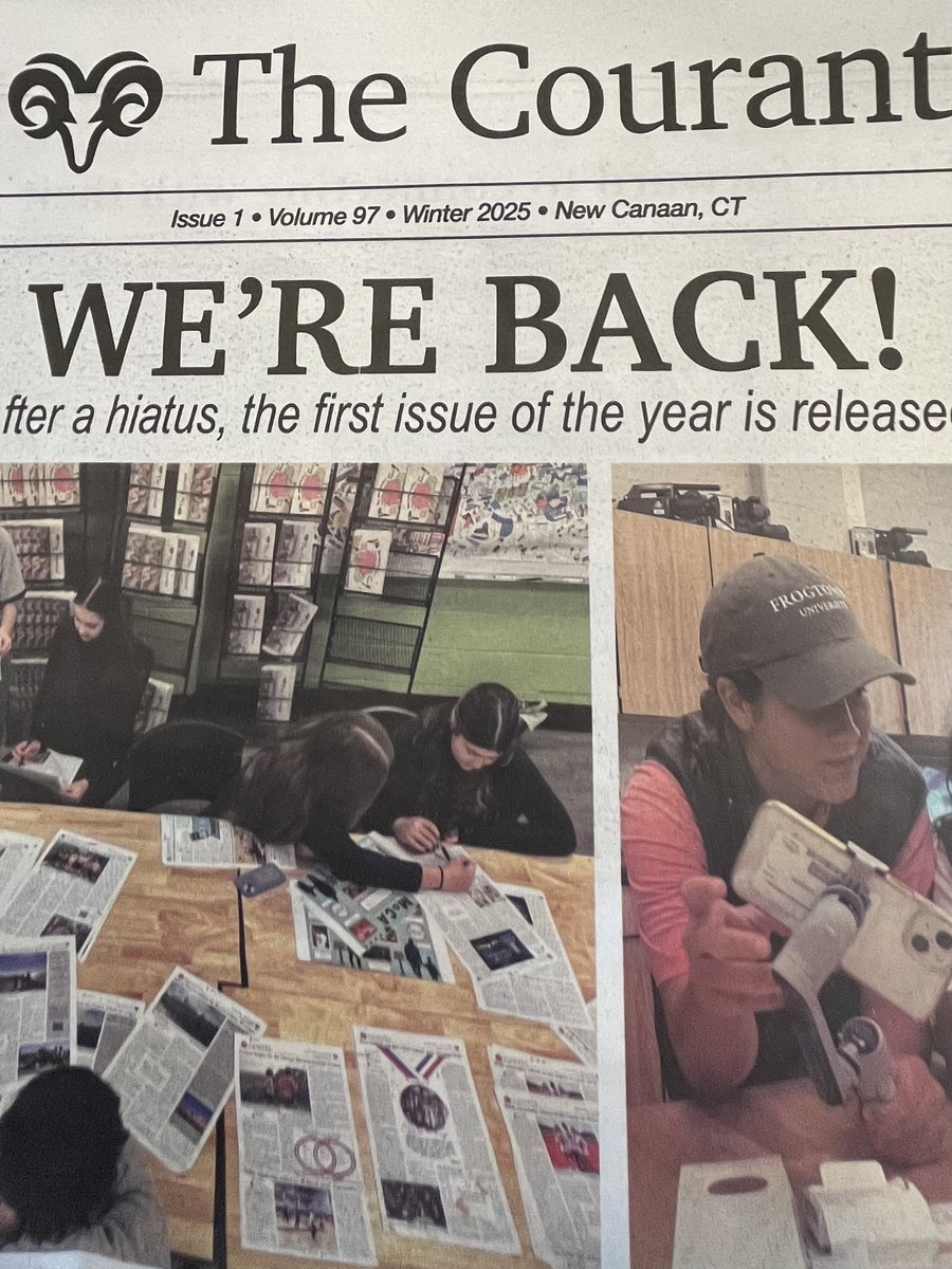 Glad to see <a href="/NCHSCourant/">NCHS Courant</a> back in print and available to everyone <a href="/NCHS_CT/">NCHS</a>  !